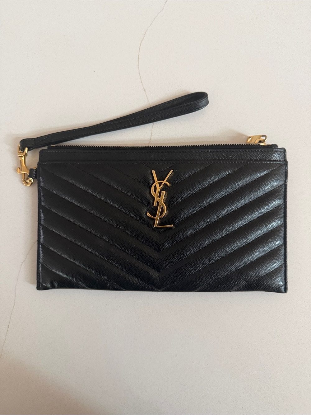YSL Monogram LOGO Bill Pouch